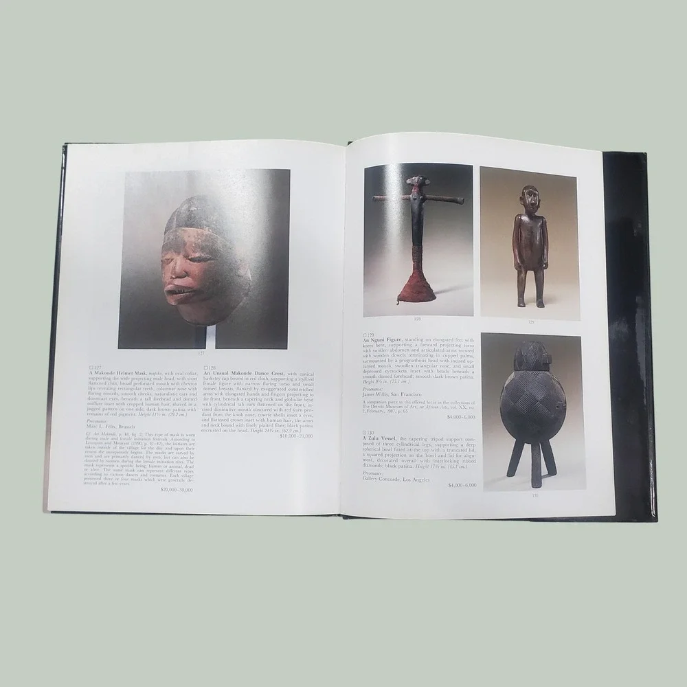 Sothebys The Kuhn Collection of African Art New York 1991 Hardcover Auction Book